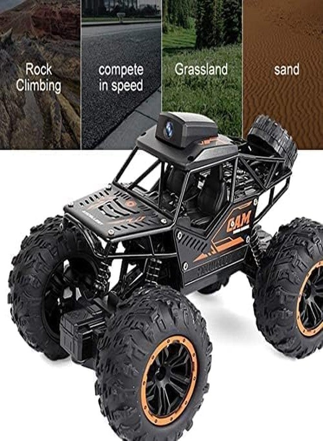 VIKINGS Remote Control Car Rc Cars with 720P Hd FPV WiFi Camera, 2.4Ghz 1/18 Scale Off-Road Remote Control Truck Monster Trucks for Toddlers Kids Adults, Gift for Boys & Girls Kids Adults Black - Image 2